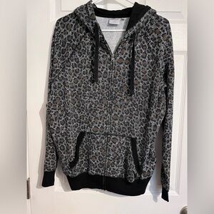 Torrid leopard print Zip-Up Hoodie